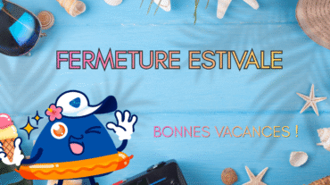 Publication Facebook Fermeture exceptionnelle Original Jaune et Sable